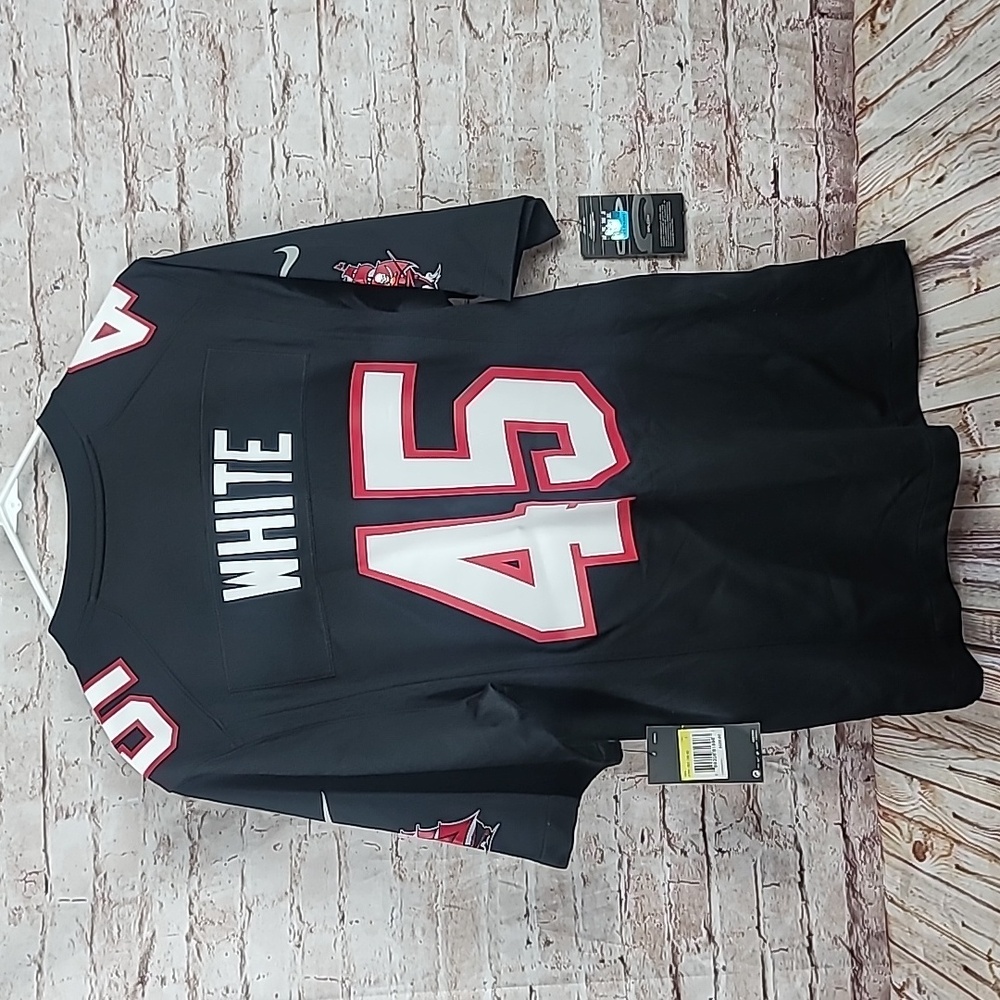 Tampa Bay Buccaneers White super bowl livjersey small 45 new nwt - Picture 1 of 7